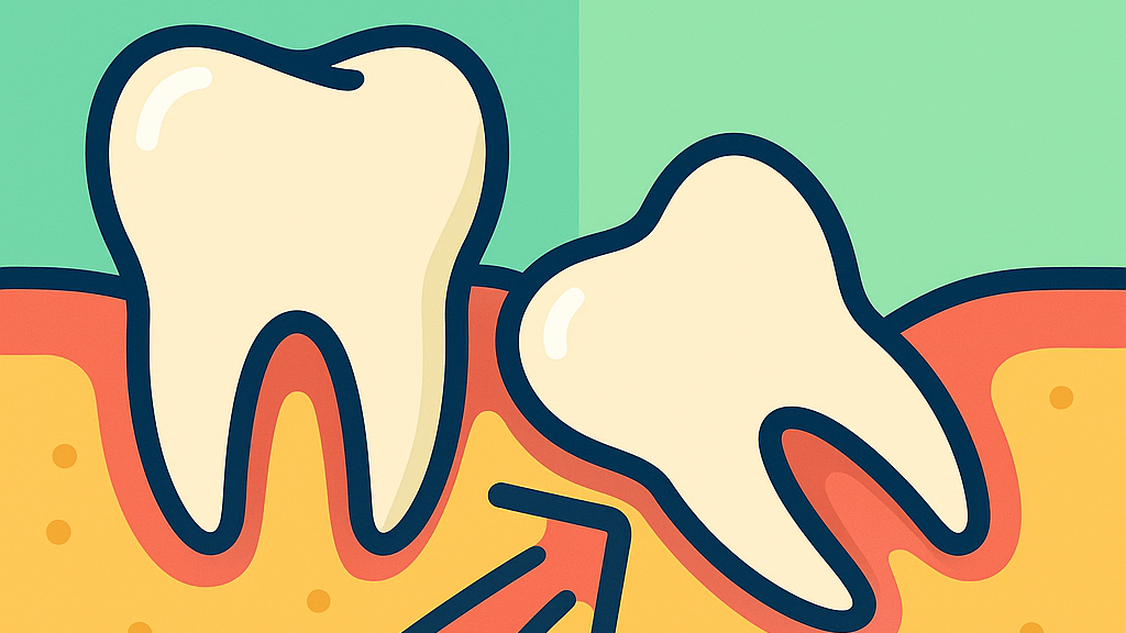 Impacted wisdom tooth